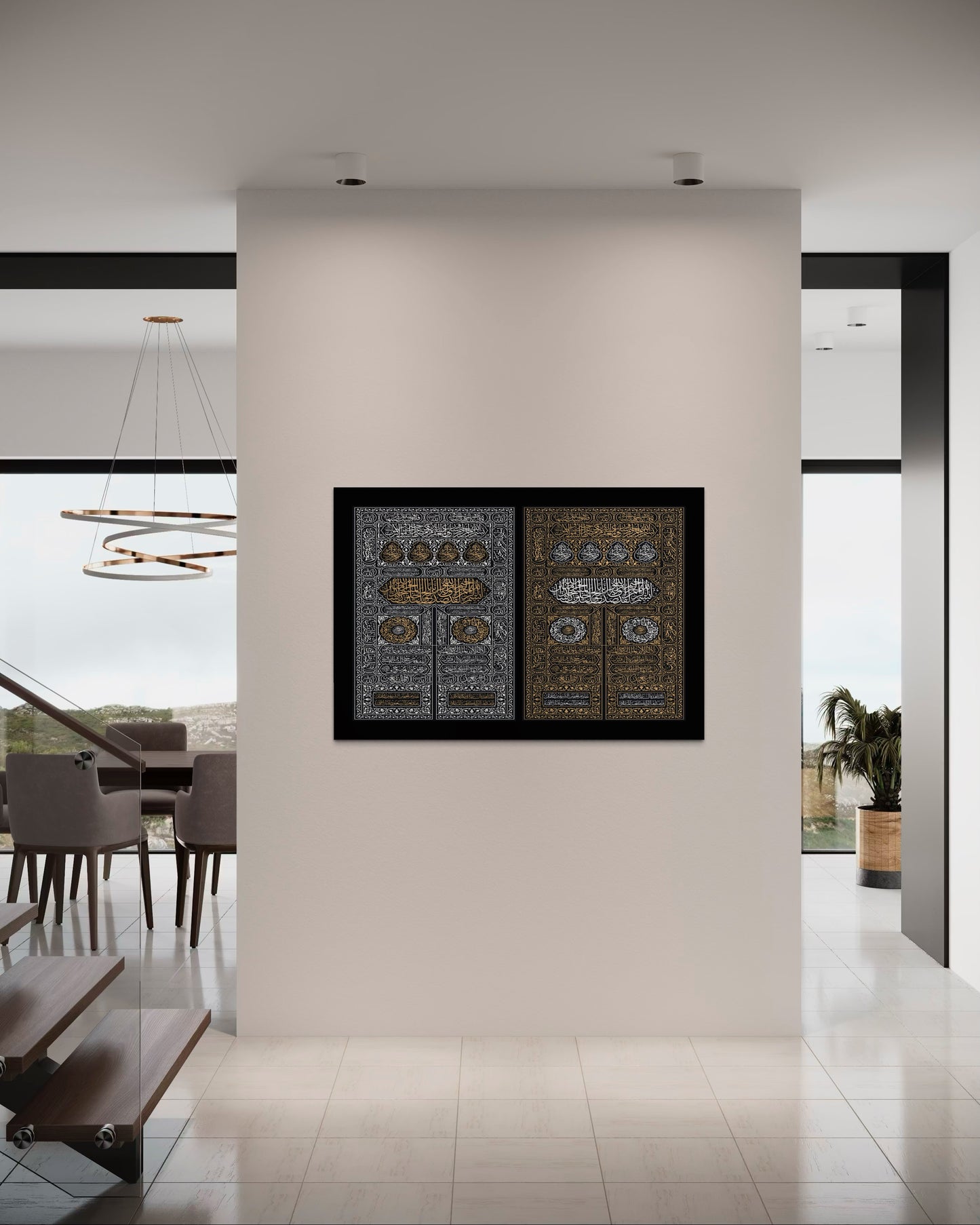 Bab al-Kaabah – Kiswah Door Canvas