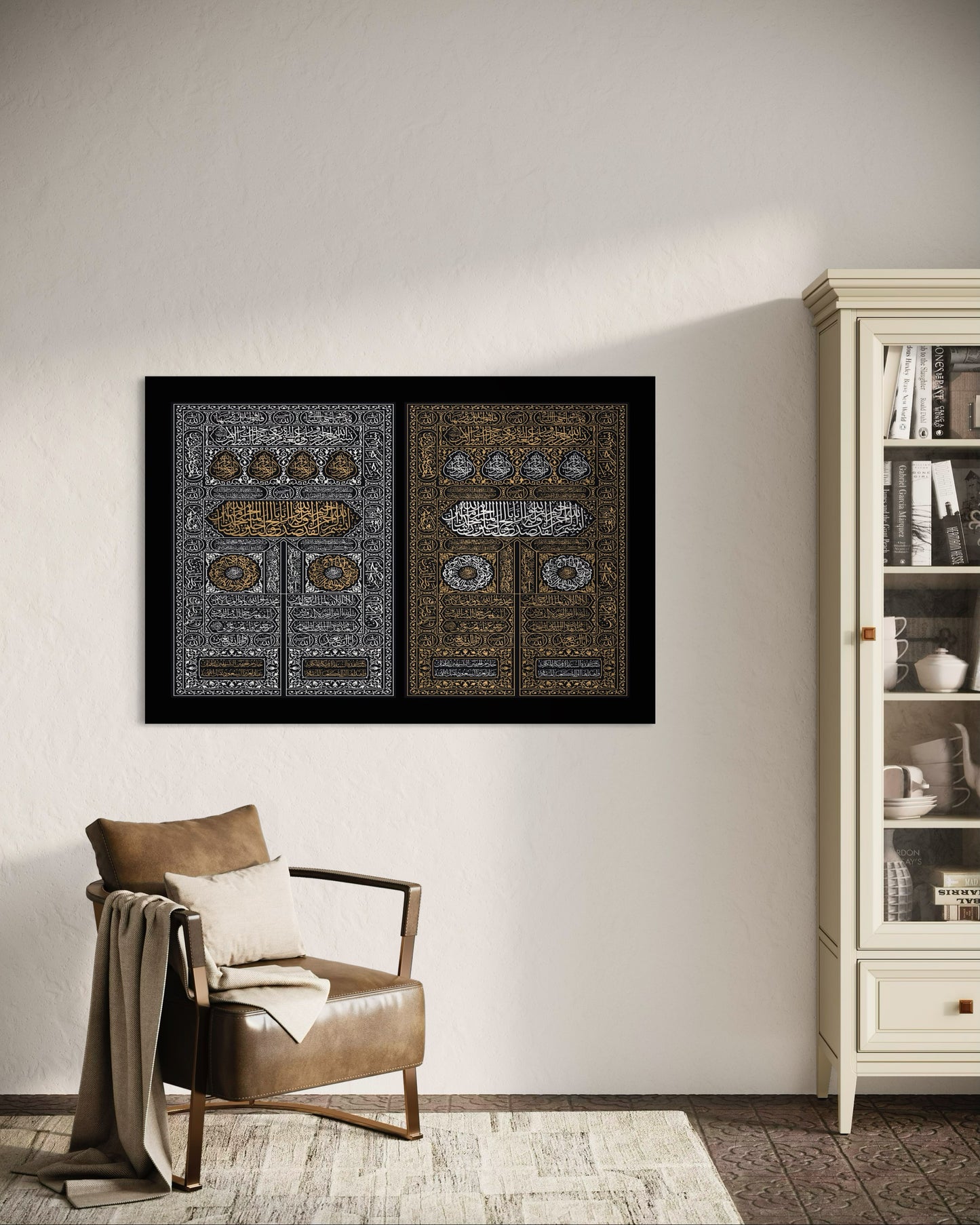 Bab al-Kaabah – Kiswah Door Canvas