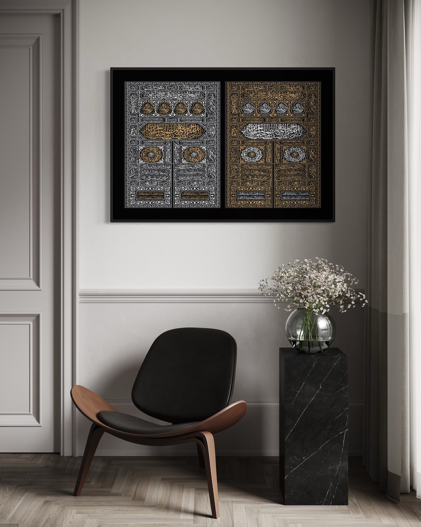 Bab al-Kaabah – Kiswah Door Canvas