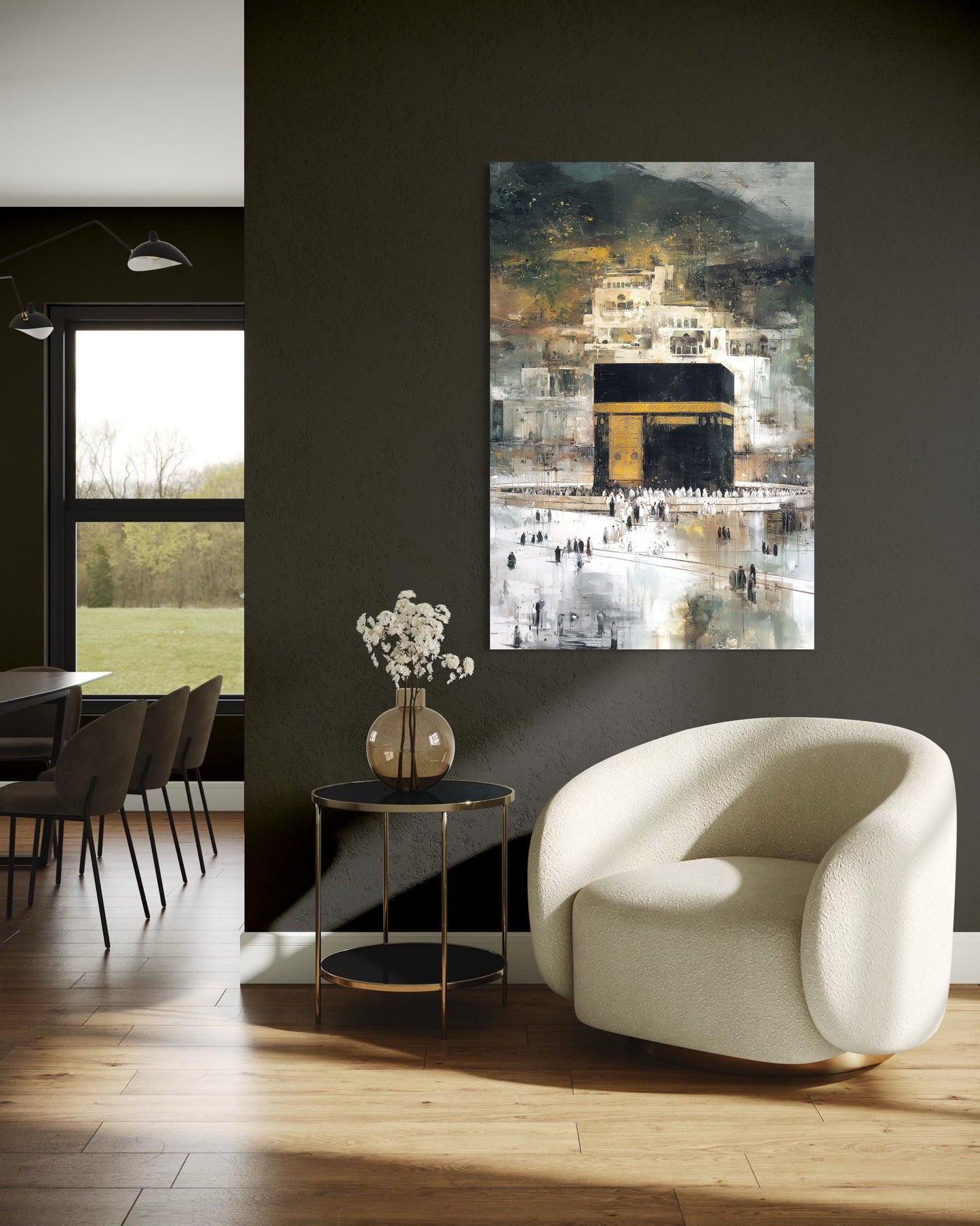 Majesty Of Makkah - Abstract Canvas