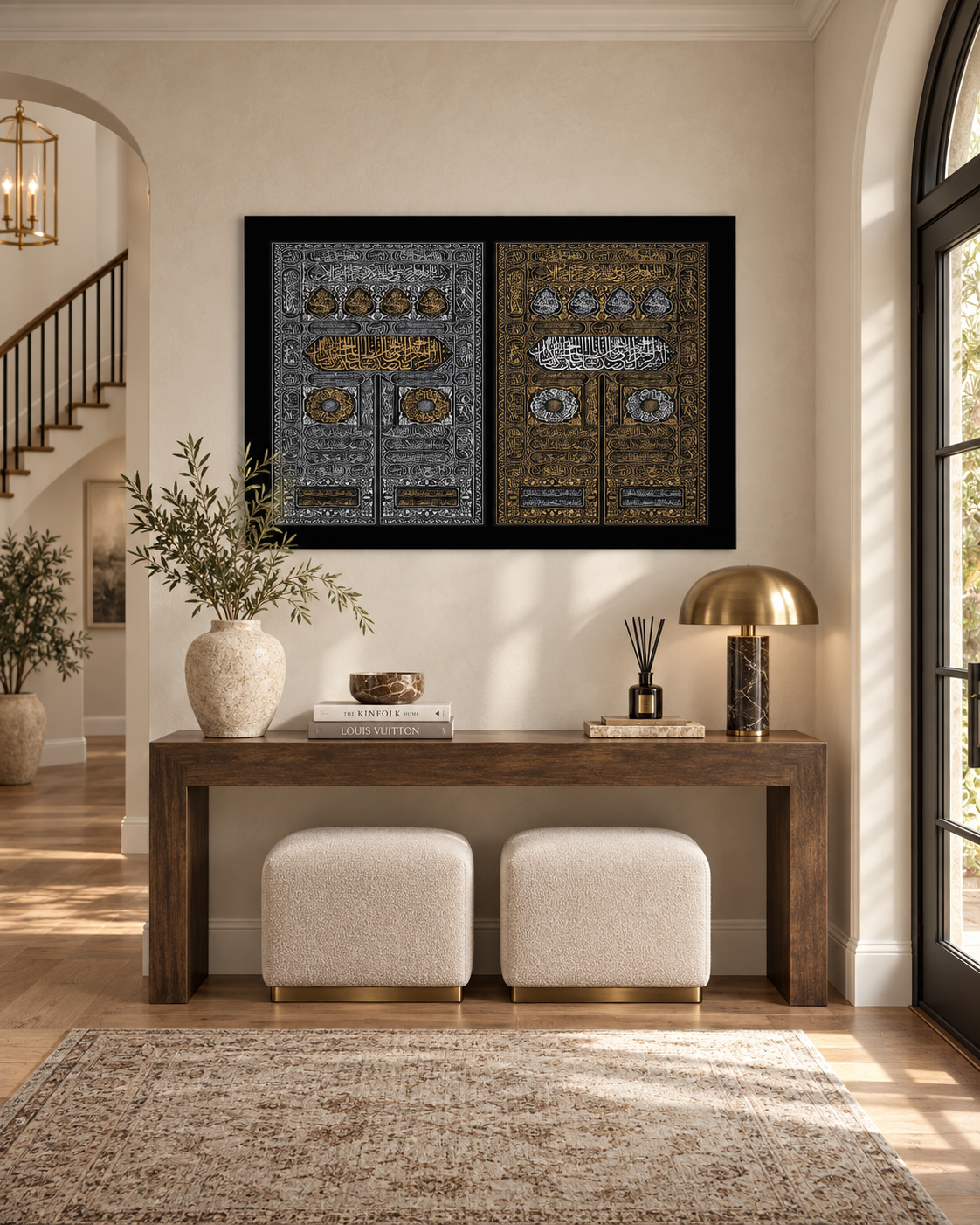 Bab al-Kaabah – Kiswah Door Canvas