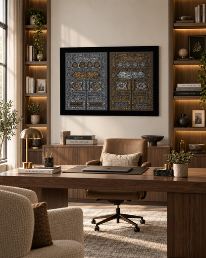 Bab al-Kaabah – Kiswah Door Canvas