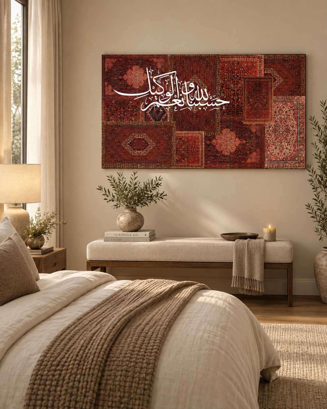 Hasbunallah Wa Ni'mal Wakeel - Persian Textures Canvas