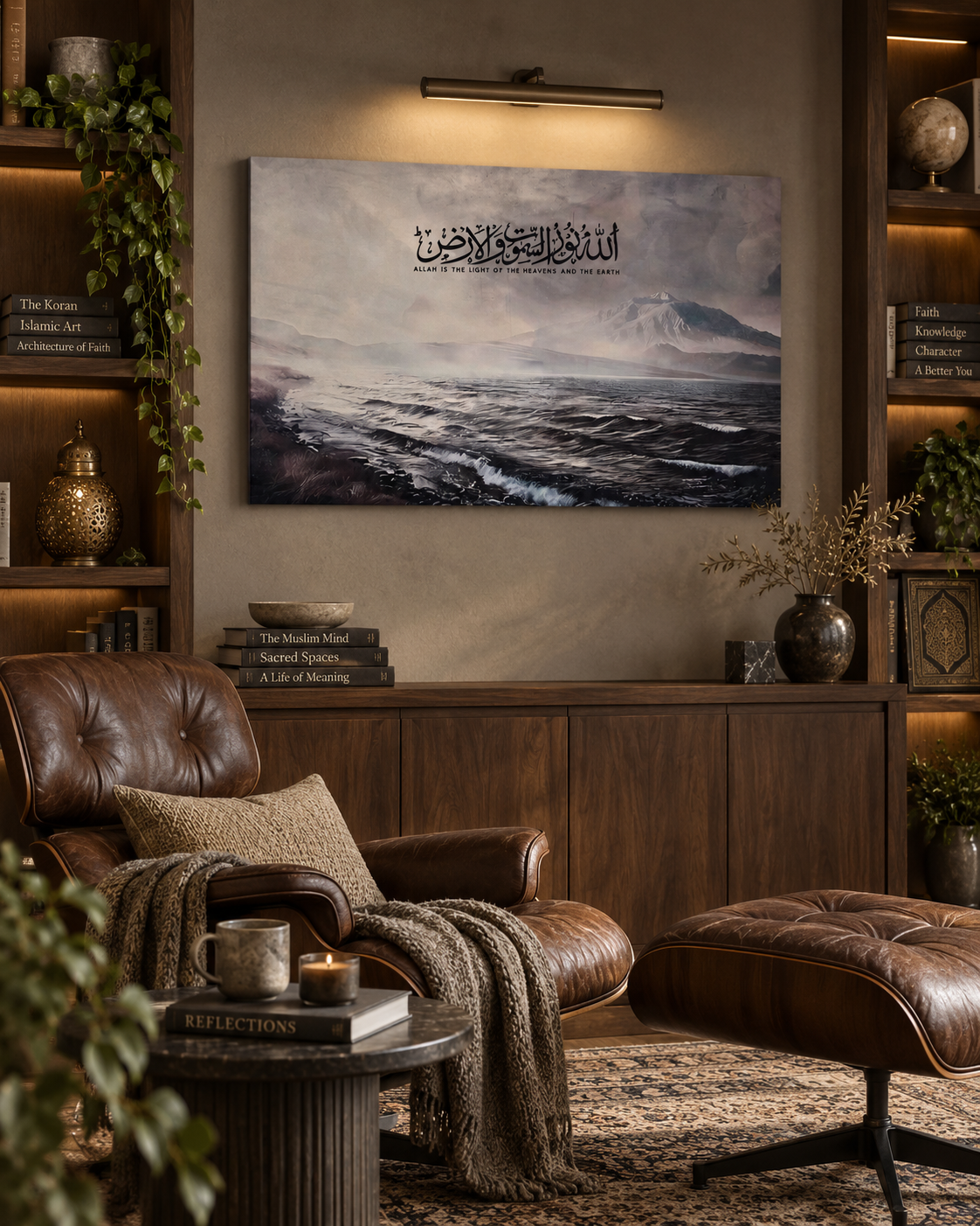The Creator's Verse – Land, Sea & Sky Canvas