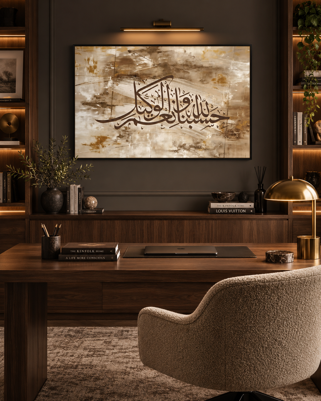 Hasbunallah Wa Ni'mal Wakeel – Abstract Islamic Canvas