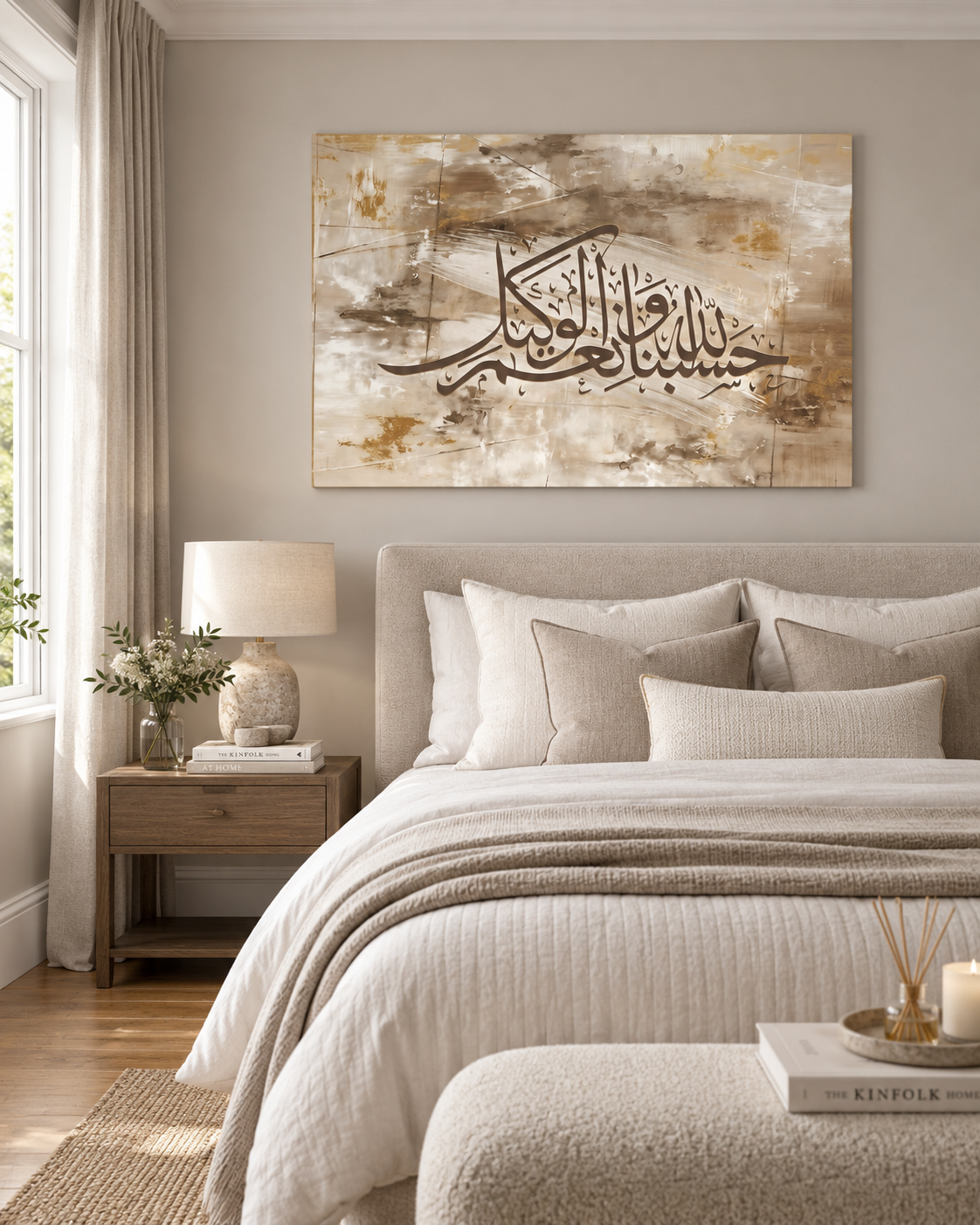 Hasbunallah Wa Ni'mal Wakeel – Abstract Islamic Canvas