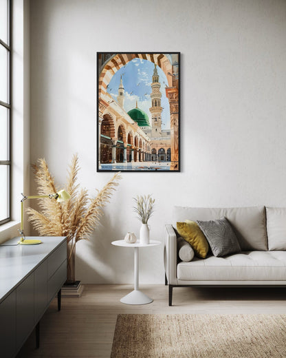 Masjid an-Nabawi Canvas - Prophet's Mosque