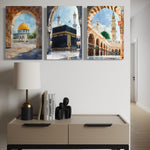 Al-Aqsa, Kaaba & Masjid an-Nabawi Set of 3 