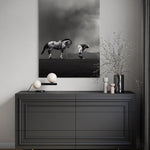 Unity in Prayer – Man and Horse in Worship Canvas 